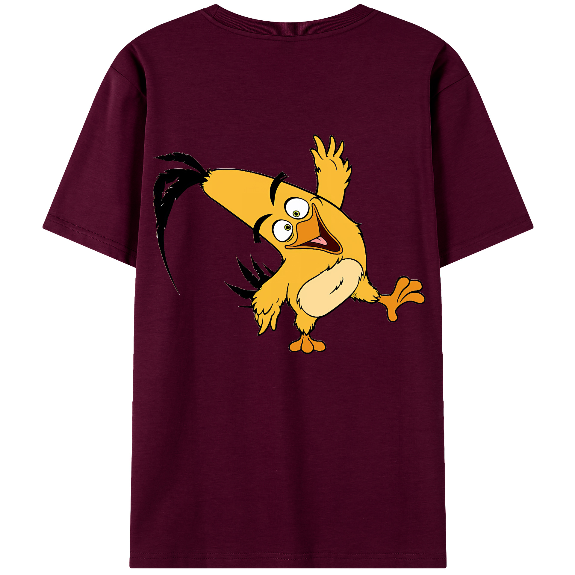 （画像用） Angry Birds アングリーバード レディース半袖Tシャツ(バックプリント)